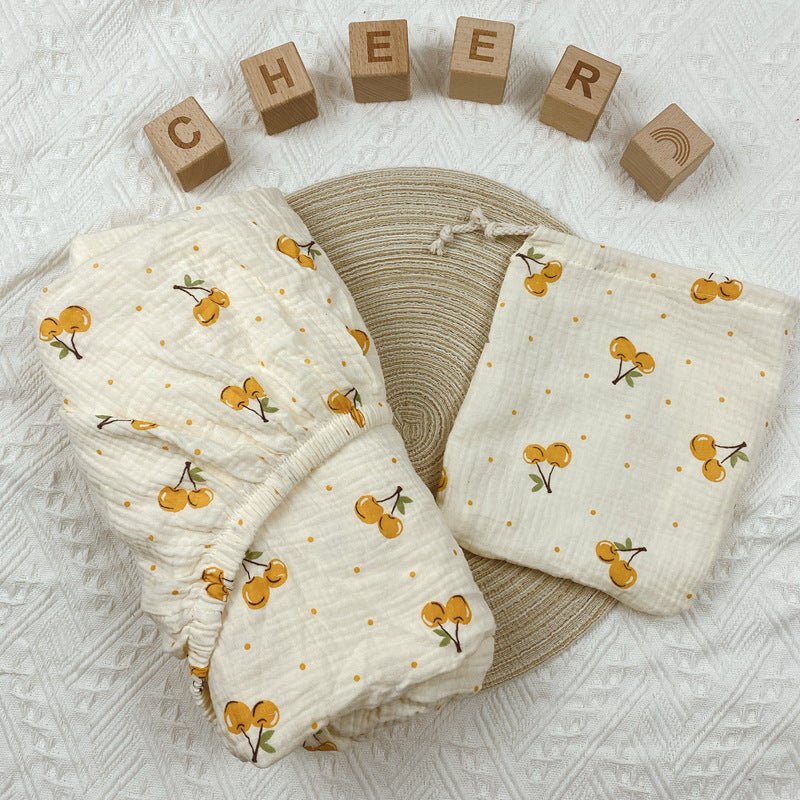 Class Printing A Cotton Crepe Crib