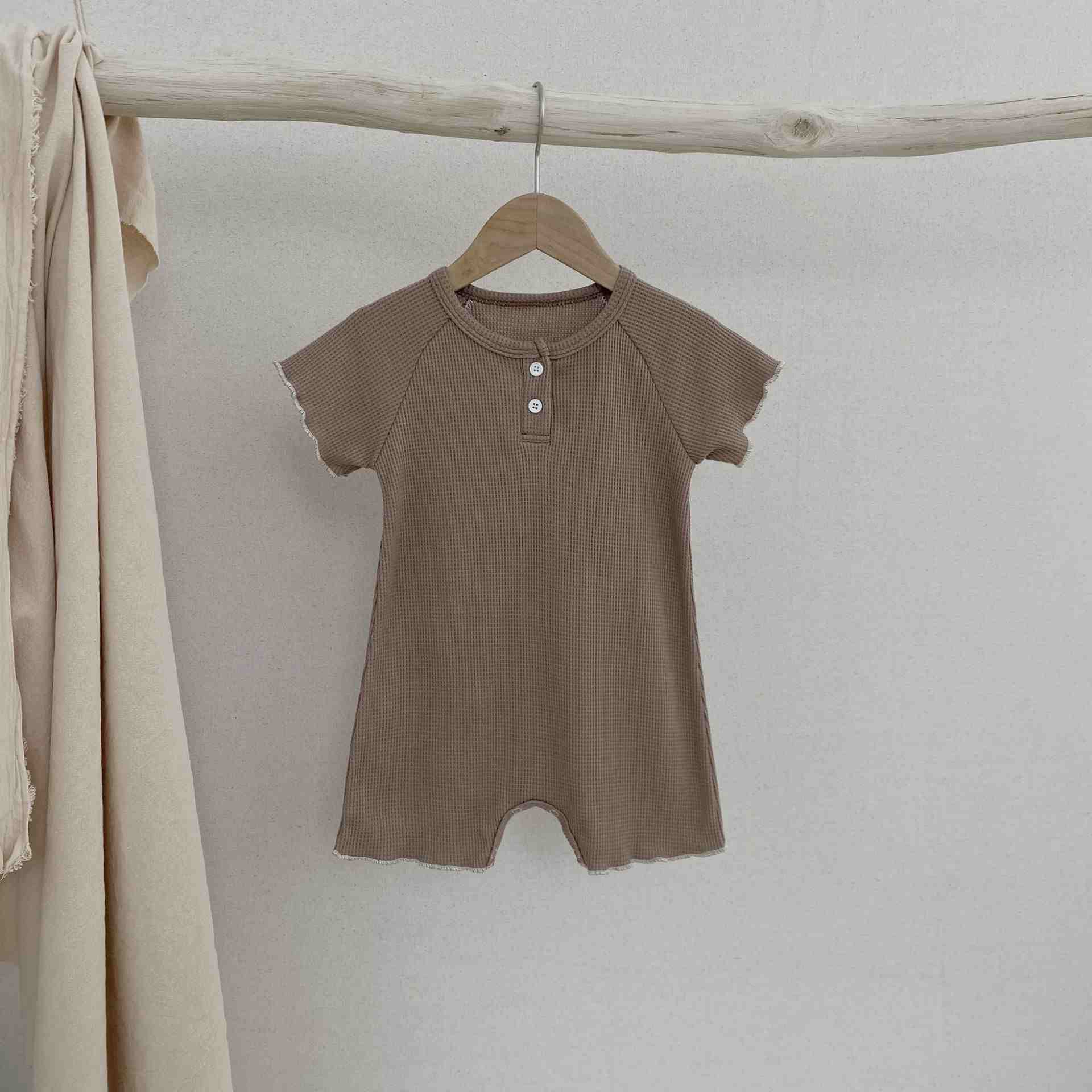 Short Sleeve One-piece Baby Rompers