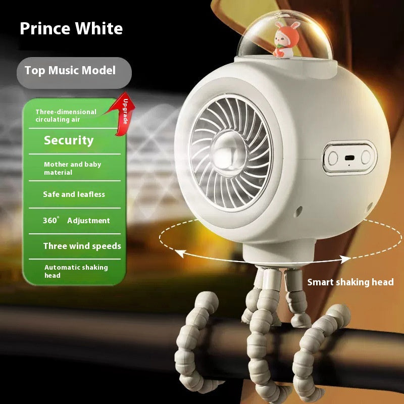 Octopus Little Fan Stroller Shaking Head