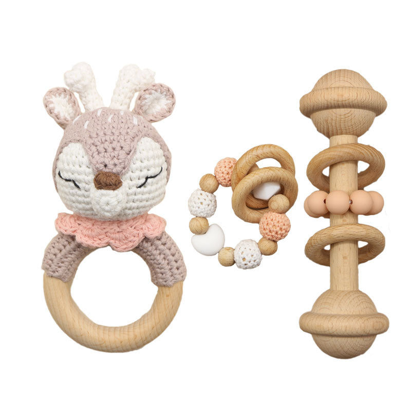 Handmade Crochet Rattles Toys