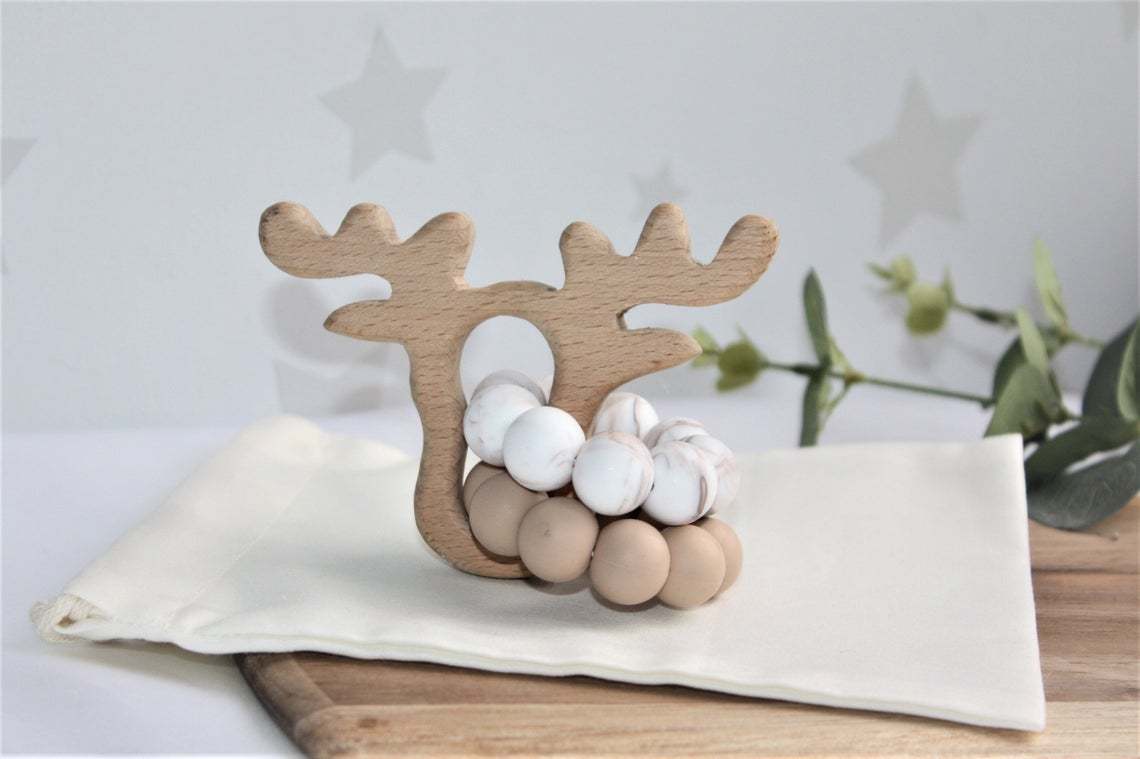 Baby Wooden Rattle Toys