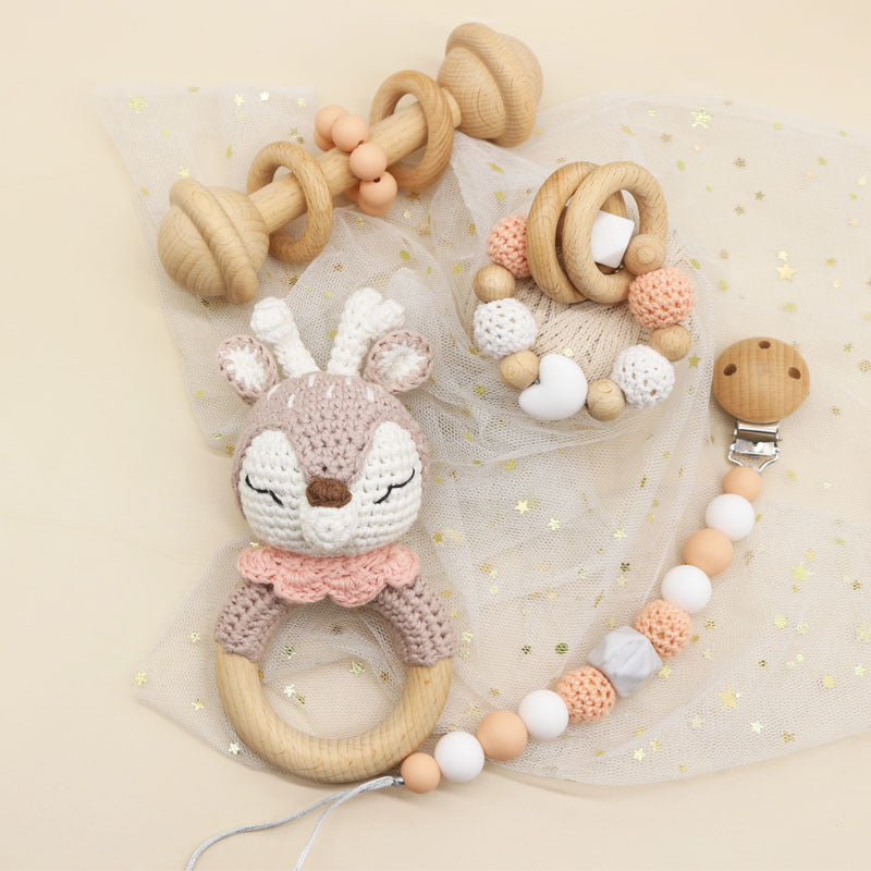 Handmade Crochet Rattles Toys