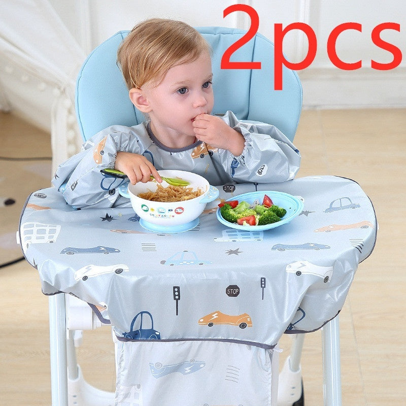 Baby Eating Dining Chair Bib Cover