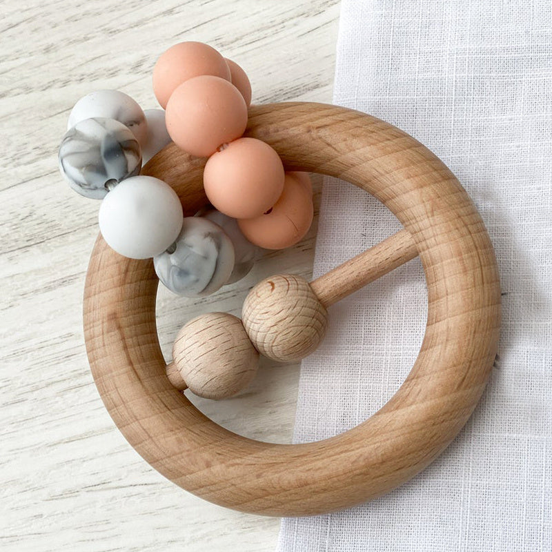 Baby Wooden Rattle Toys