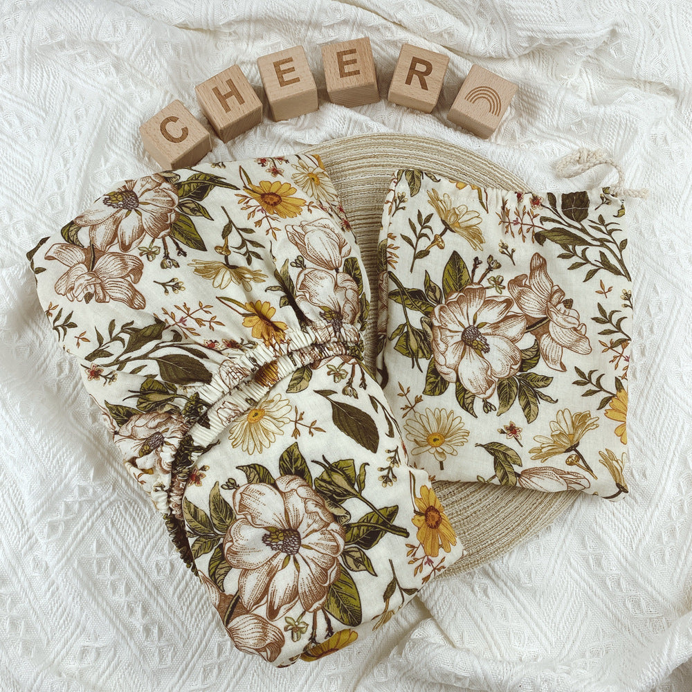 Class Printing A Cotton Crepe Crib