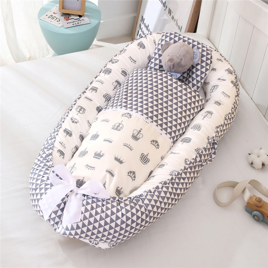 Cotton Breathable Folding Washable Crib