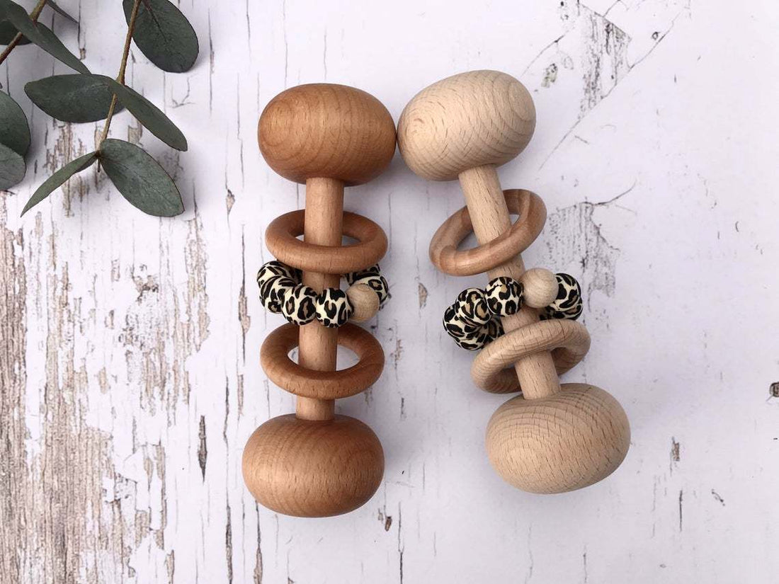 Baby Wooden Rattle Toys