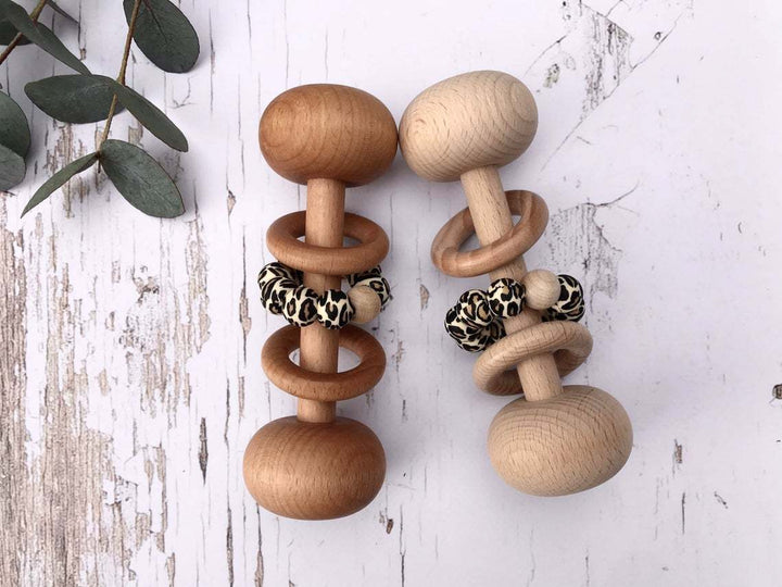 Baby Wooden Rattle Toys