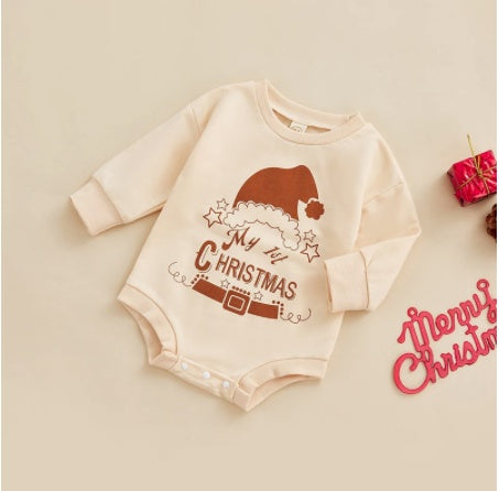 Fashion Christmas Baby Rompers