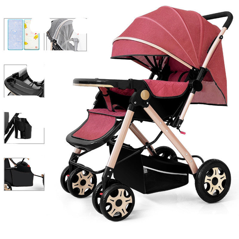 Baby Strollers Can Sit Or Lie Down