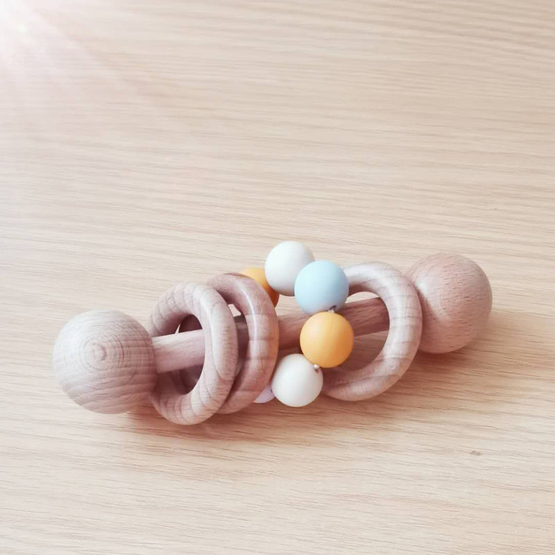 Baby Wooden Rattle Toys