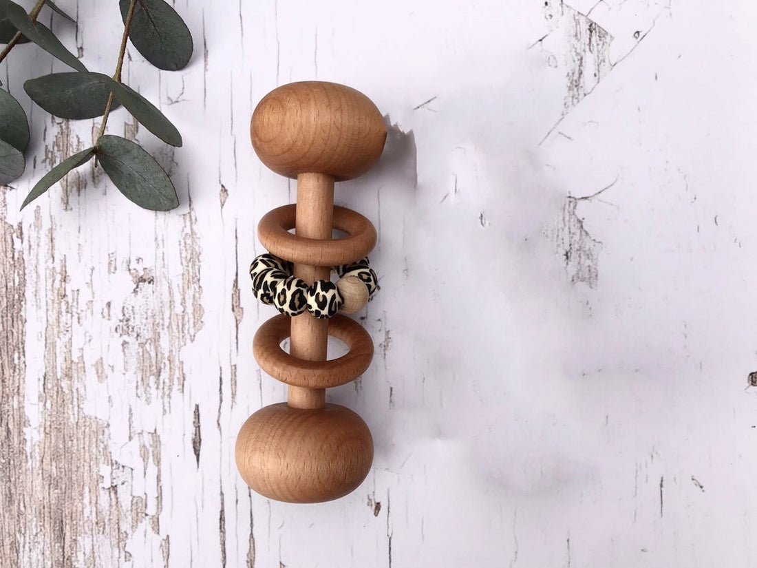 Baby Wooden Rattle Toys