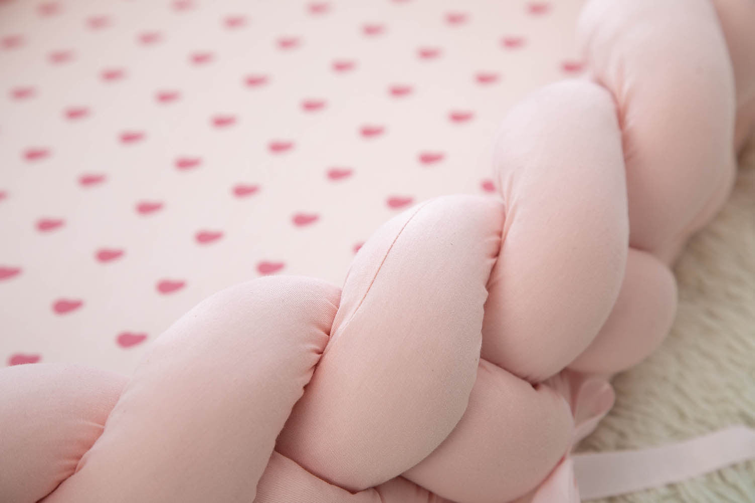 Cotton Woven Folding Portable Crib