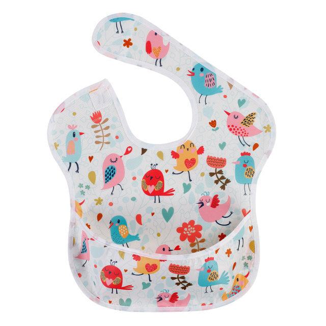 Polyester TPU Coated Waterproof Baby Bibs