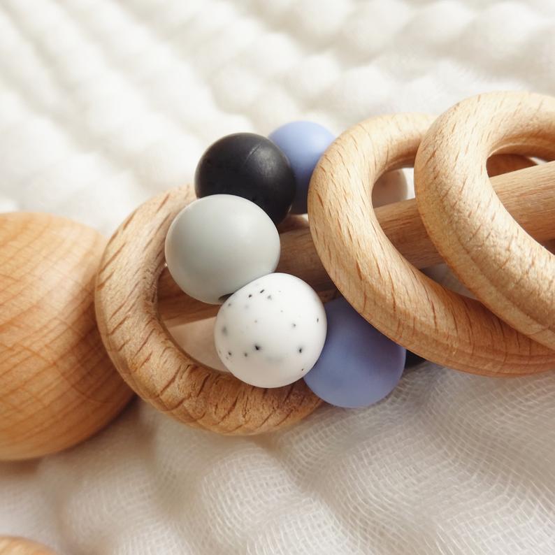 Baby Wooden Rattle Toys