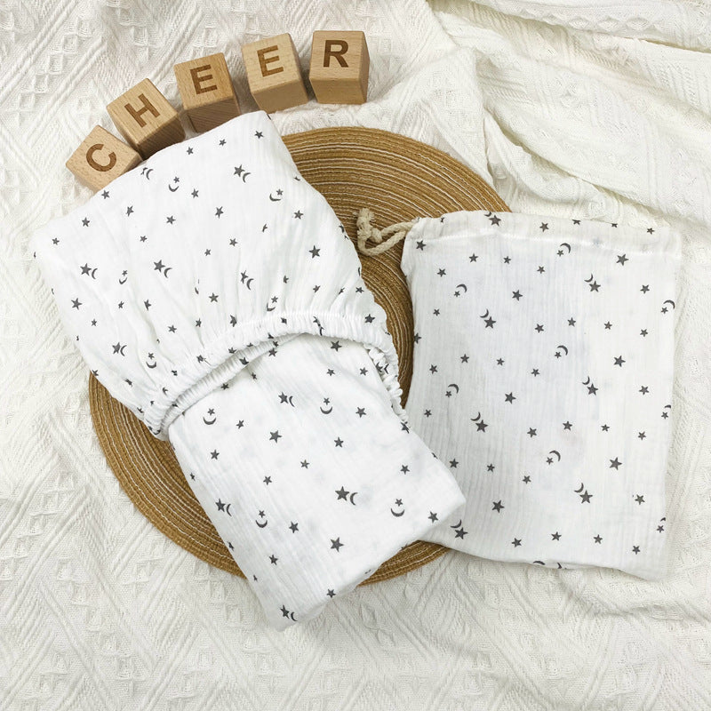 Class Printing A Cotton Crepe Crib