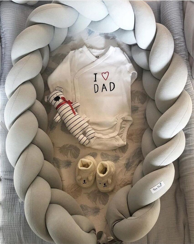 Cotton Woven Folding Portable Crib