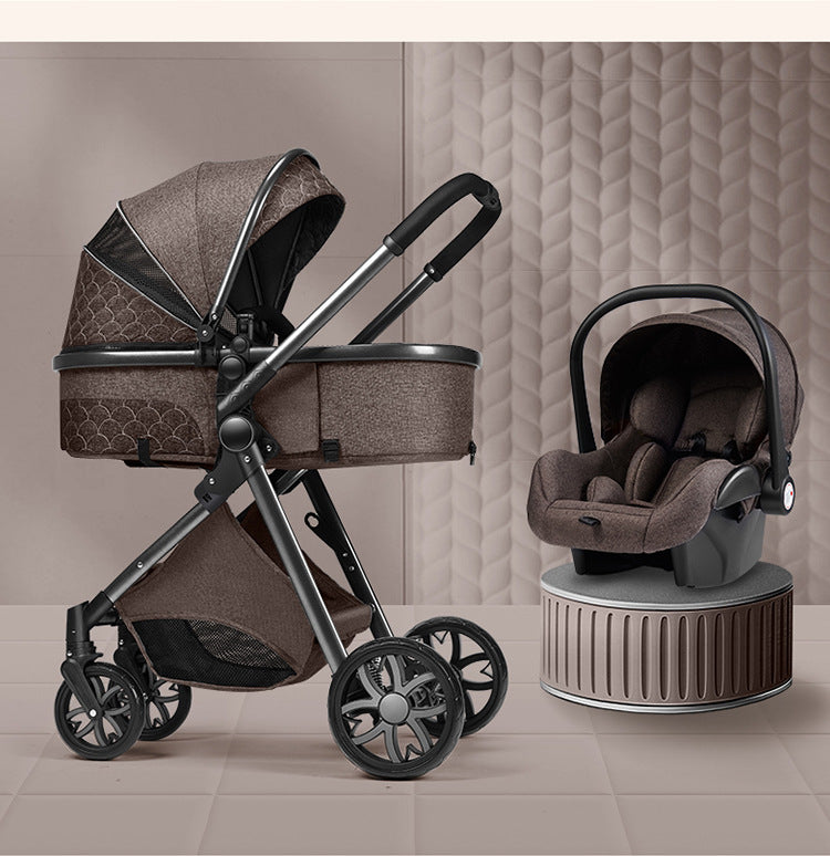 Stylish High View Lightweight Folding Stroller