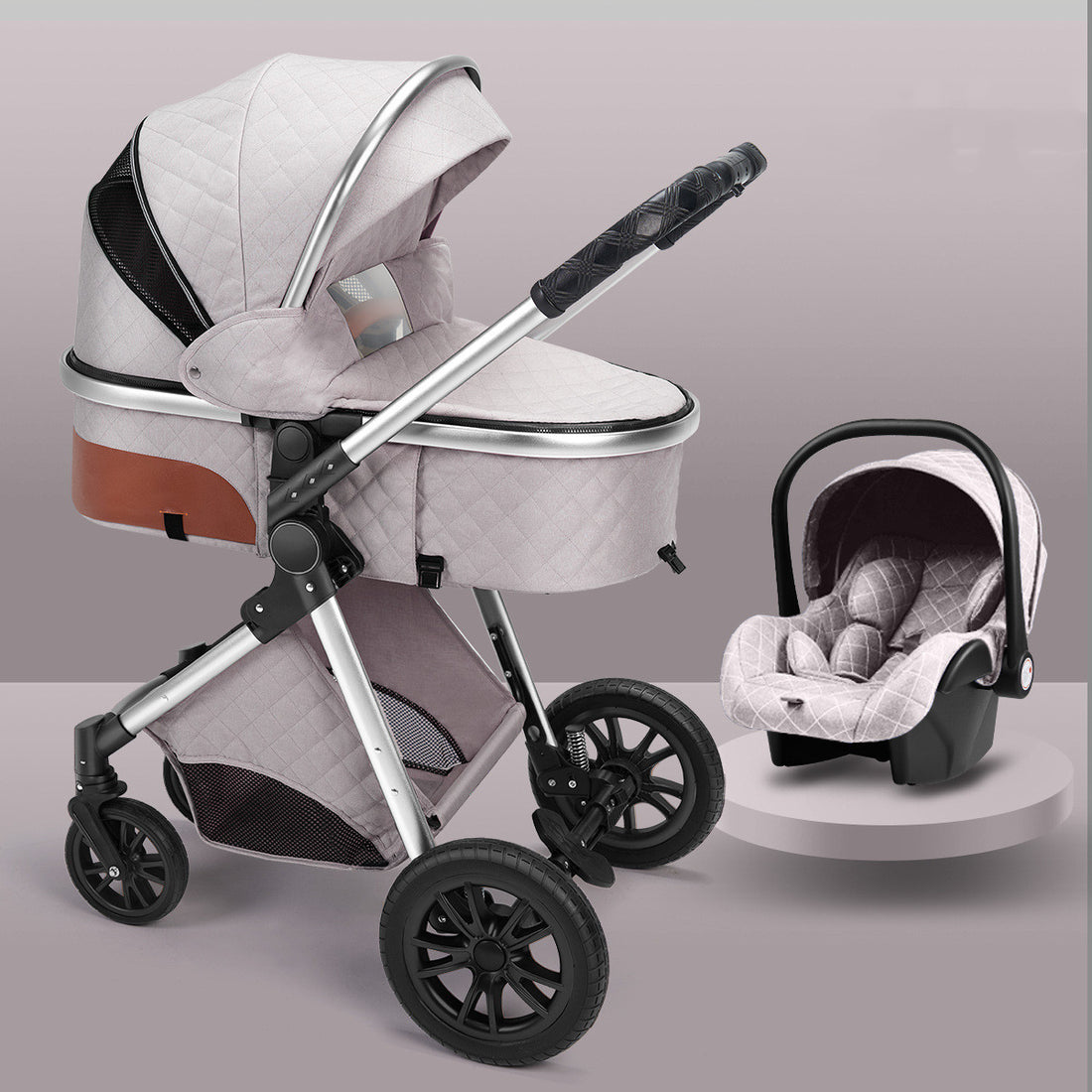 Stylish High View Lightweight Folding Stroller