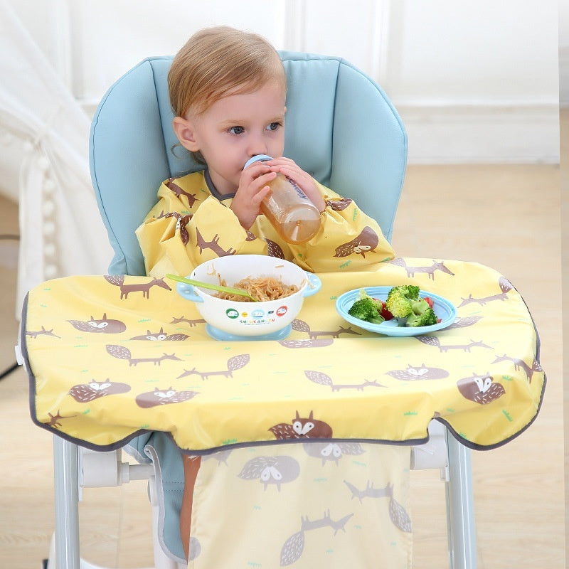 Baby Eating Dining Chair Bib Cover